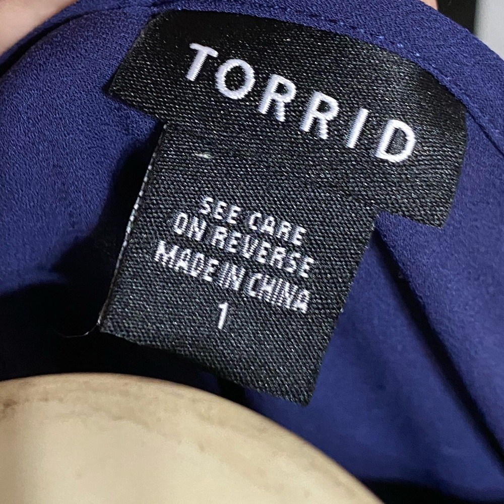 Torrid Blue Tank Top - Picture 2 of 3
